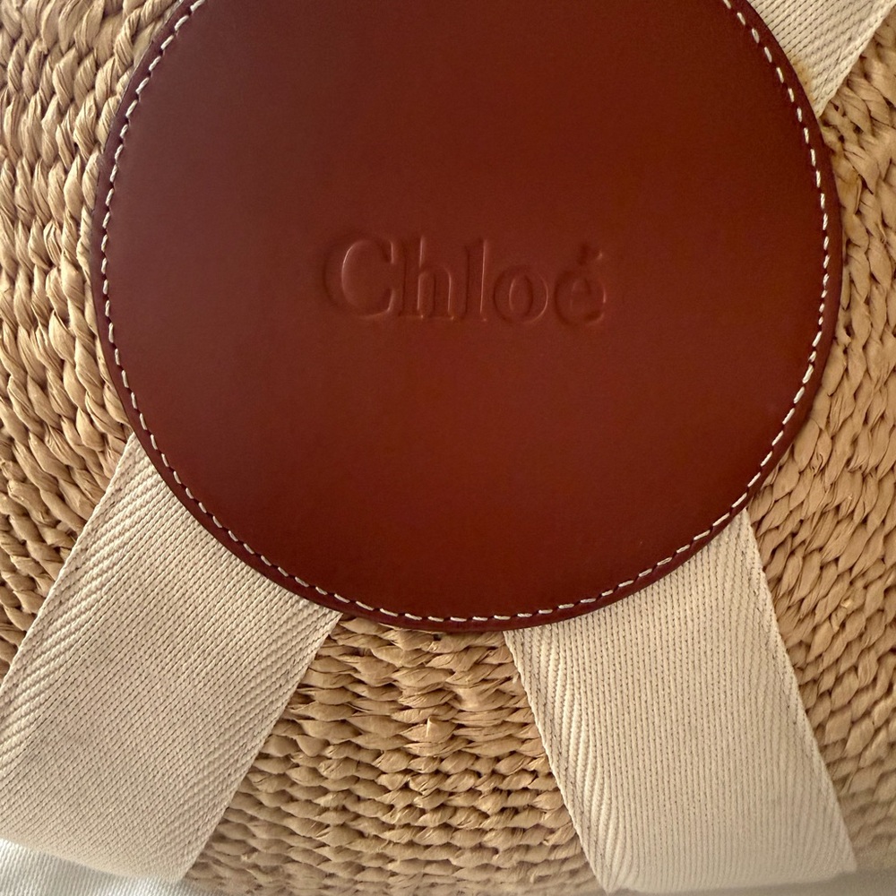 Chloe Tan and Cream Tote Bag - Picture 11 of 14